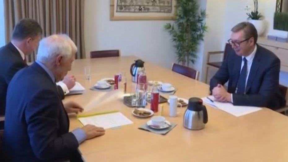 ZAVRŠENA BILATERALA Okončan sastanak Vučića sa Boreljom i Lajčakom
