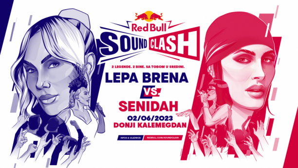 LEPA BRENA I SENIDAH U MUZIČKOM OKRŠAJU VEKA: Red Bull SoundClash 2. juna na Donjem Kalemegdanu