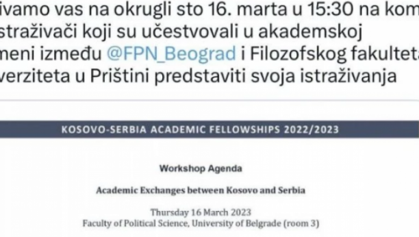 NOŽ U LEĐA SOPSTVENOJ DRŽAVI Fakultet političkih nauka priznao Kosovo!