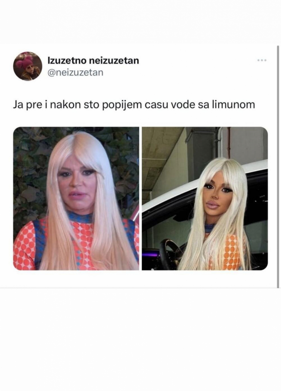 DARA BUBAMARA SE PONOVO UNAKAZILA U FOTOŠOPU Pevačica kao razelektrisani molekul, svi joj se smeju, držaćete se za stomak kada vidite sada ovo! (FOTO)