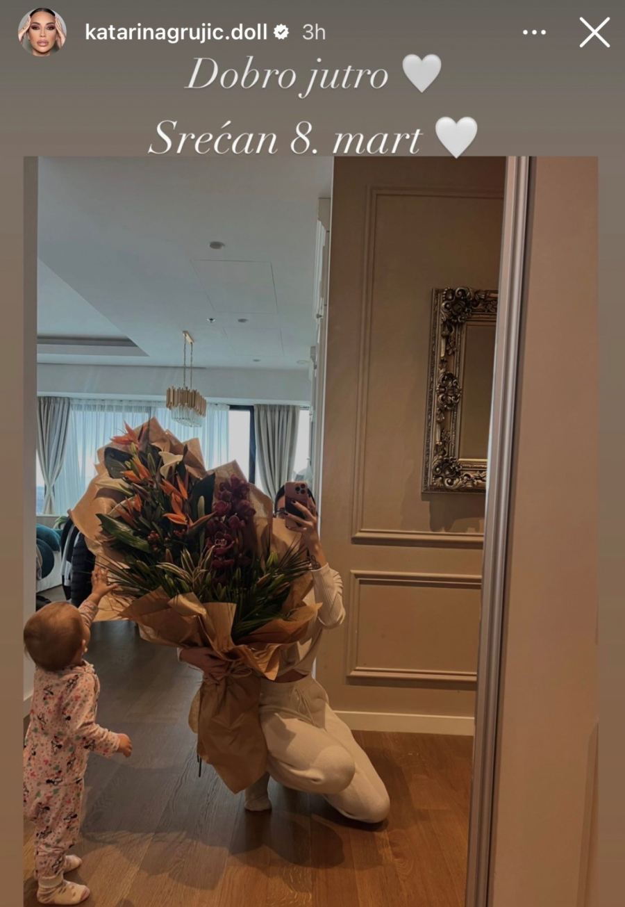 GOBELJA OBORIO KAĆU S NOGU Romantičnim gestom joj čestitao 8.mart