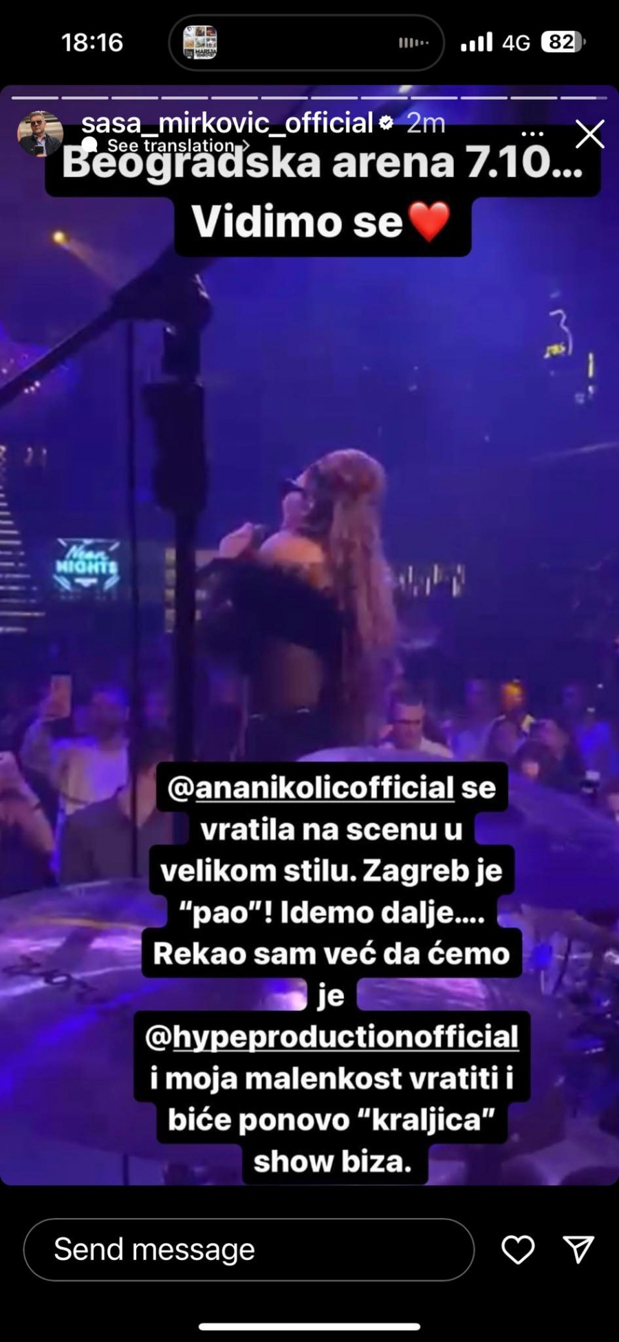 VRAĆA SE KRALJICA ŠOU BIZNISA Saša Mirković otkriva velike planove koje ima sa Anom Nikolić, ovo niste očekivali