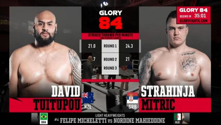 DEBI IZ SNOVA Srpski kik bokser Strahinja Mitrić prebio Novozelanđanina