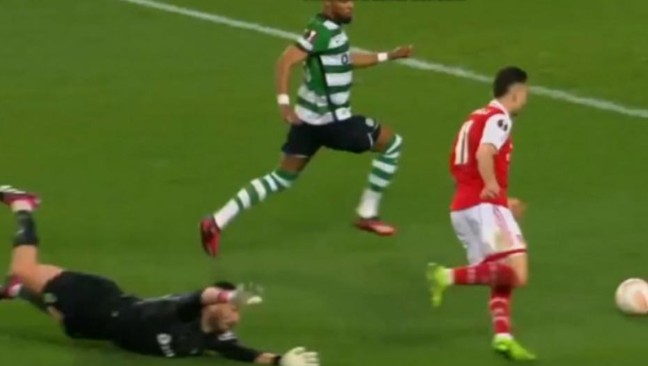 FUDBALSKA PLANETA NIJE VIDELA OVAKVU BRZINU Trčao kao munja, a onda i uspeo da spase svoj gol (VIDEO)