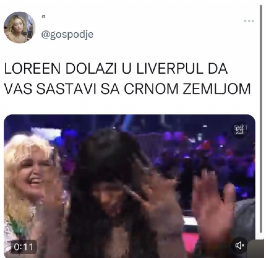 TVITERAŠI JOJ PREDVIĐAJU POBEDU NA EVROVIZIJI Popularnost joj skače, a svi je odlično znate