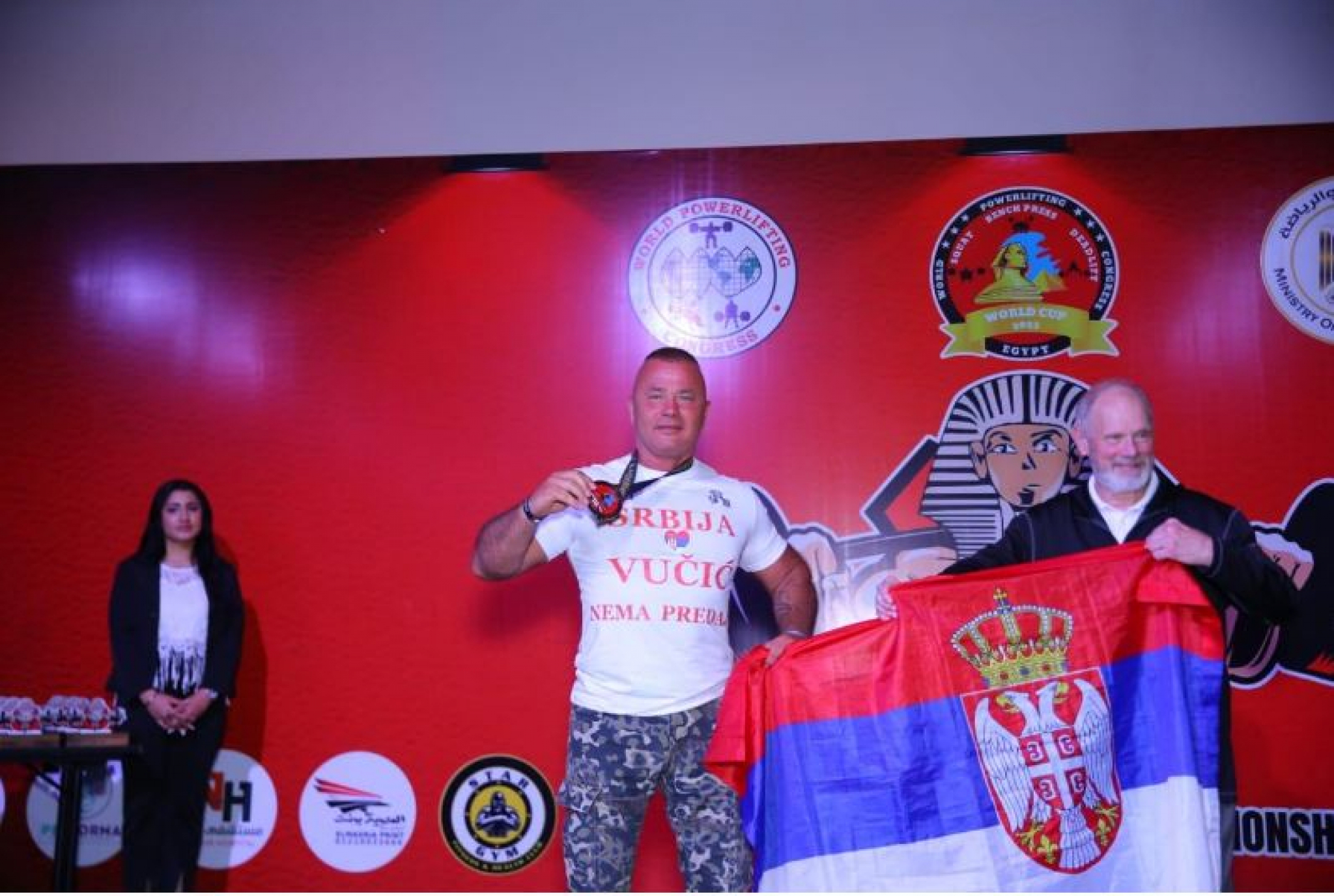 NEMA PREDAJE Pod tim sloganom Marković je u zemlji faraona Srbiji osvojio zlato