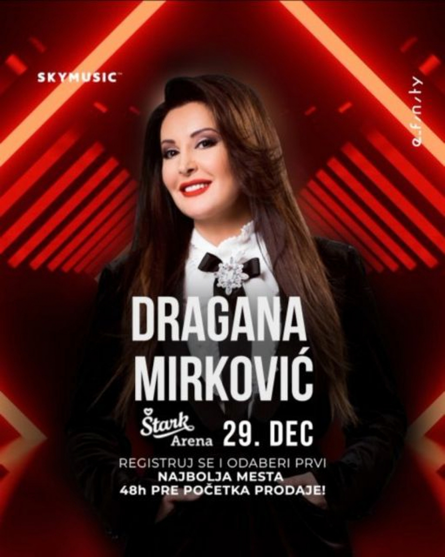 SPEKTAKL KOJI SE ČEKAO: Dragana Mirković zakazala koncert u Areni povodom četiri decenije karijere