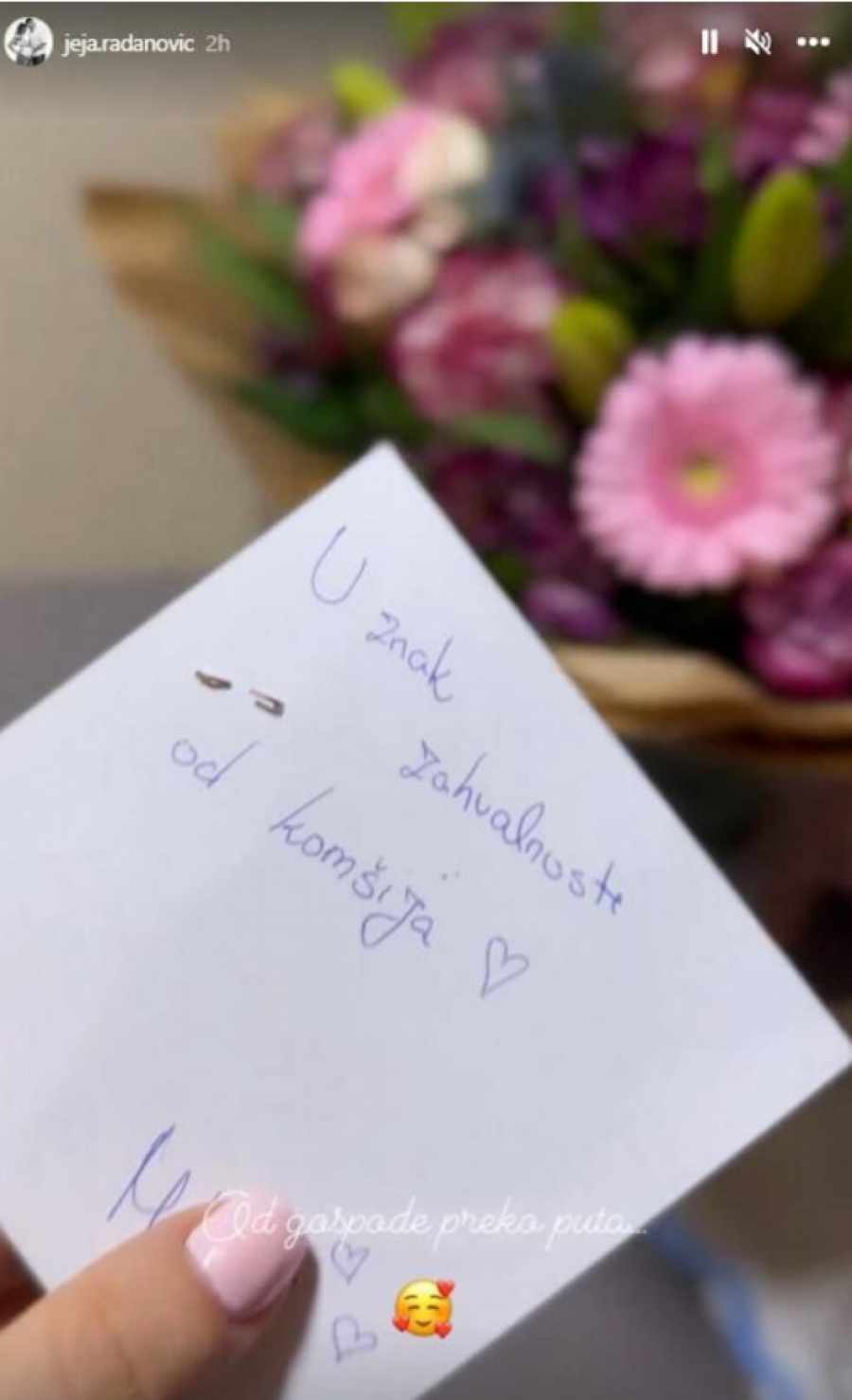 SUPRUGU SLOBE RADANOVIĆA IZNENAĐUJU IZ DANA U DAN Jelena od sreće sve objavila (FOTO)