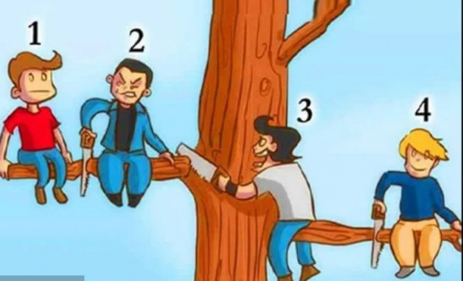 PROVERITE KAKVA VAM JE LOGIKA Ko je po vama najgluplja osoba na ovoj slici