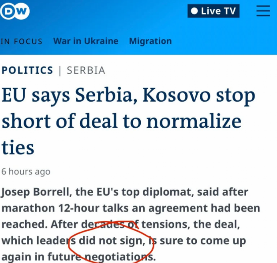 POBEDA SRBIJE Svetski mediji složni: Vučić nije potpisao, izborio se za ZSO!