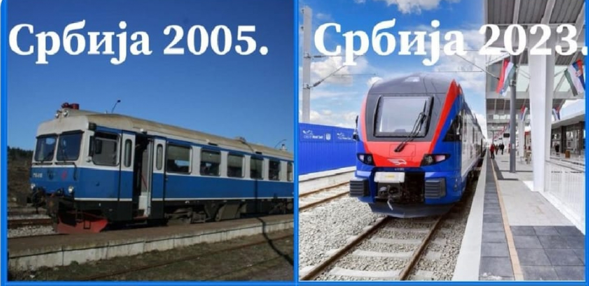 SRBIJA SE PREPORODILA ZA VREME VUČIĆA Nekad su se kupovali vozovi stari četvrt veka, a pogledajte kako je sada (FOTO)