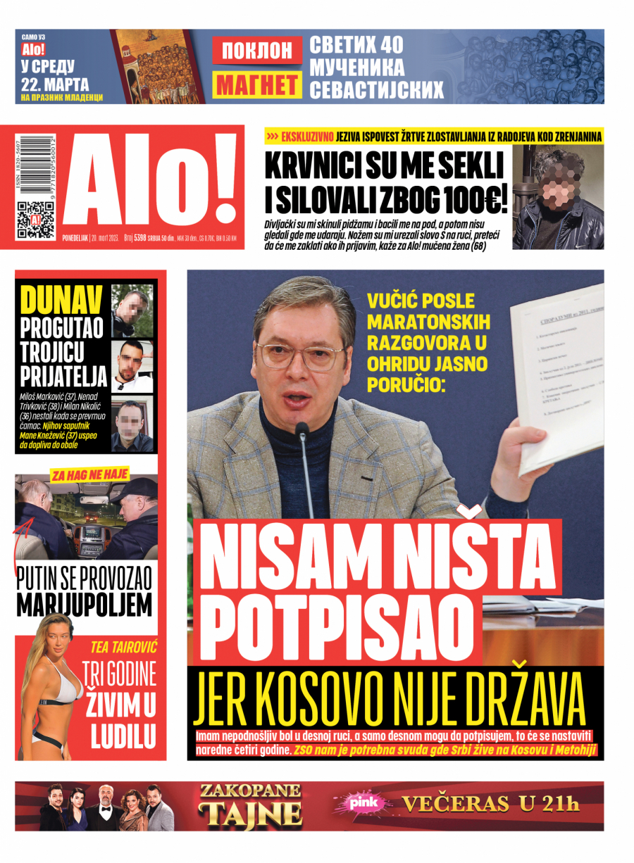 Aleksandar Vučić posle maratonskih razgovora u Ohridu jasno poručio građanima Srbije: Nisam ništa potpisao jer Kosovo nije država!