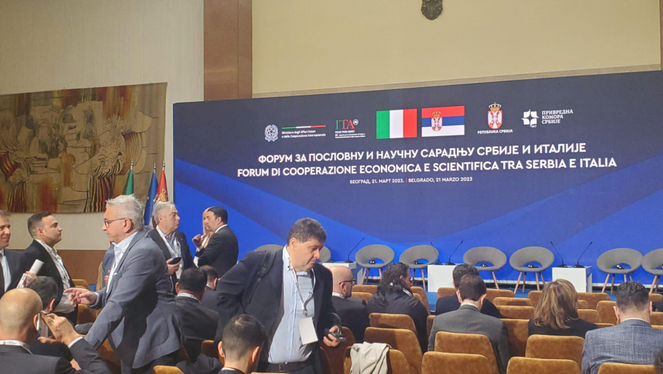 POČINJE FORUM SRBIJA-ITALIJA Pristigli delegati stotine kompanija u Palatu Srbija