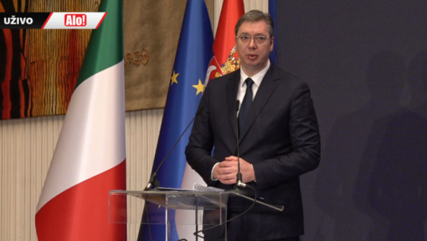 "ZA NAS JE ITALIJA ISKRENI PRIJATELJ" Vučić pozvao italijanske preduzetnike da dođu u Srbiju