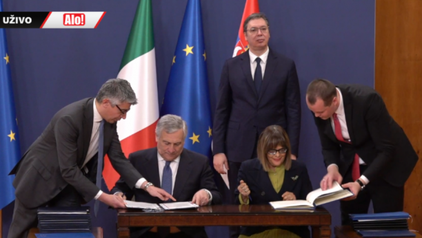 VUČIĆ SE SASTAO SA TAJANIJEM Srbija i Italija sklopile niz ključnih sporazuma (VIDEO)