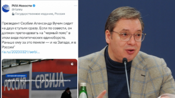 "CENITE LEPOTU IGRE!" Rusi oduševljeni Vučićevom politikom: Žonglira sa dve stolice usred arene besnih!