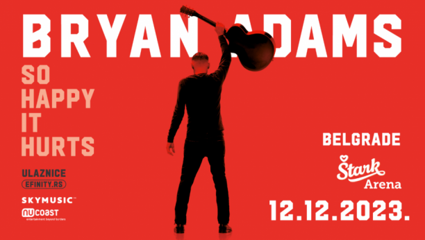 Veliki Brajan Adams dolazi u Beograd! Nastup slavne kanadske rok zvezde zakazan za 12. decembar u Štark Areni