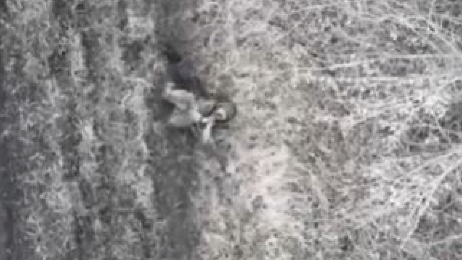 MOLIO GA JE DA NE BACI BOMBU! Evo kako izgleda kada ubija dron!