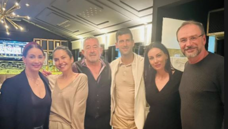 Novak Đoković na predstavi 