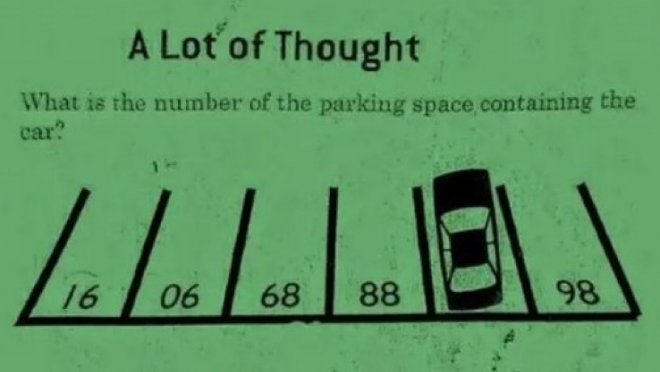 DECA OVU MOZGALICU REŠE ZA 20 SEKUNDI Odraslima treba više vremena da otkriju broj ispod parkiranog automobila