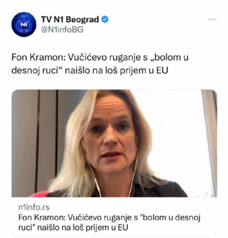 LICEMERJE NA DELU Kramon se sablažnjava nad Vučićevom izjavom, a htela bi da otima Kosovo! (FOTO)