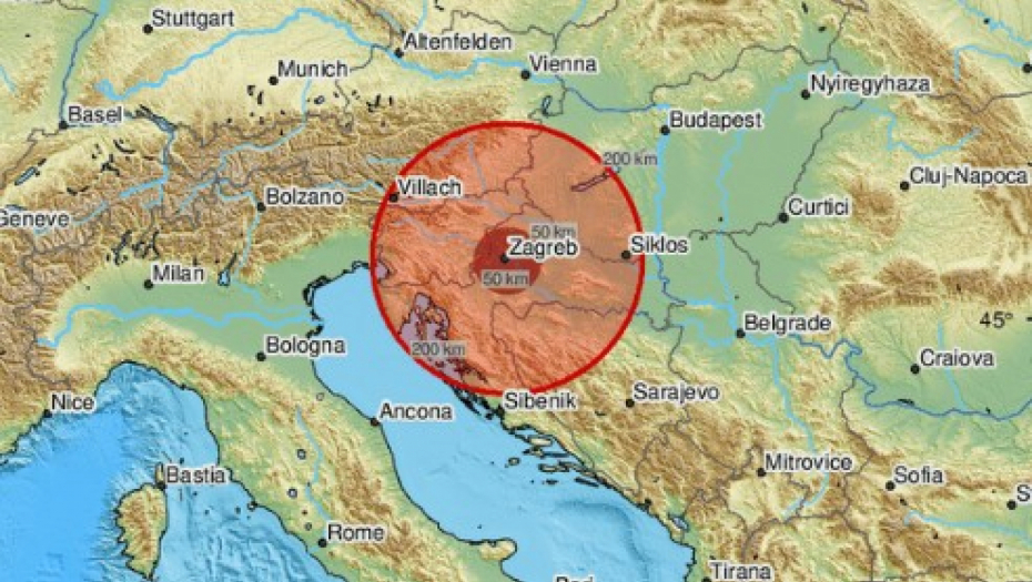 ZEMLJOTRES UPRAVO POGODIO ZAGREB Treslo se tlo u komšiluku!