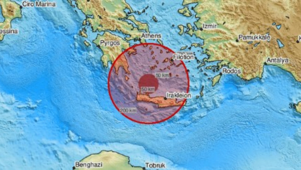 JAČINA 5,1 RIHTERA! Zastrašujući zemljotres u Grčkoj
