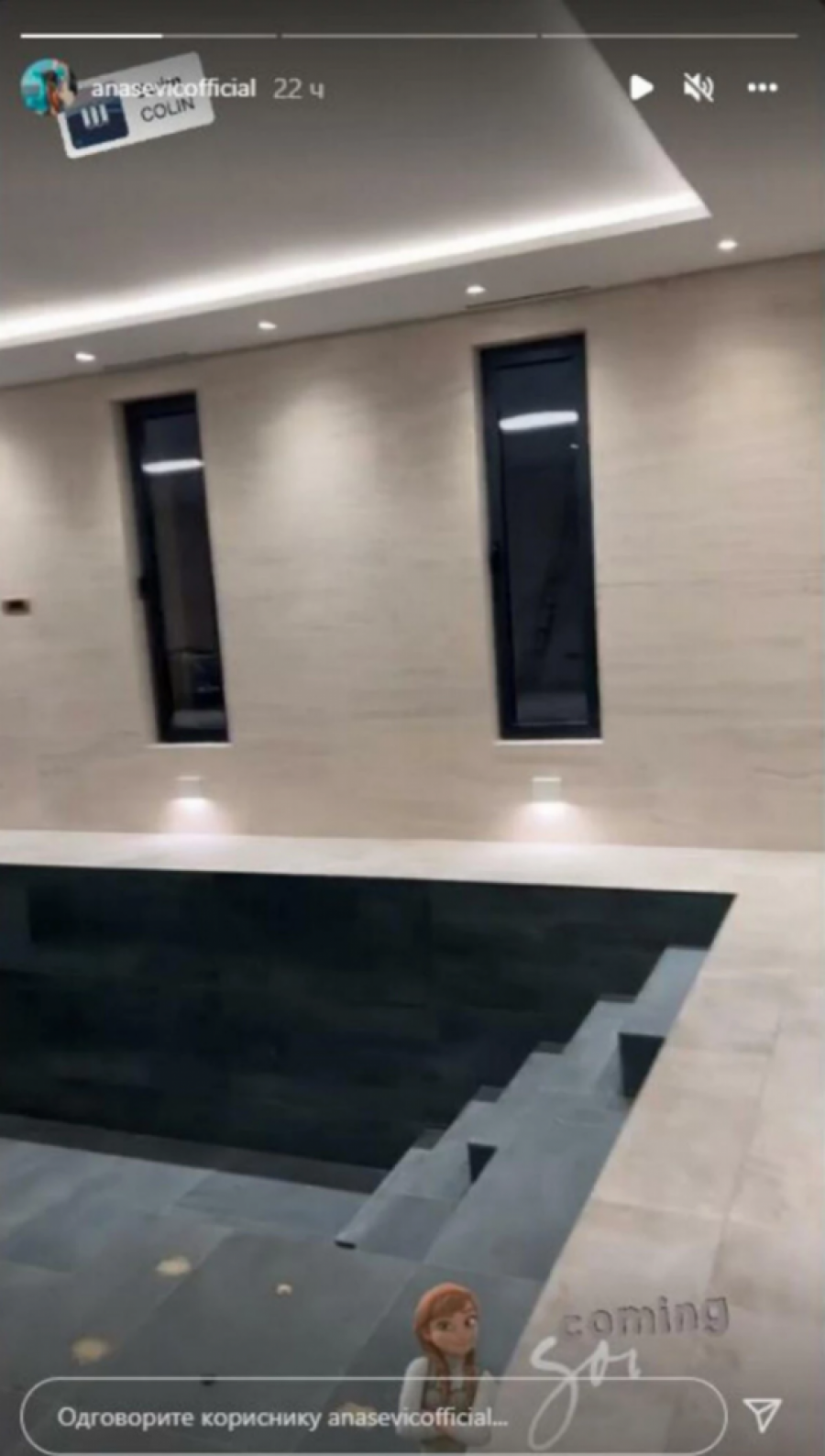 BAZEN USRED STANA VREDAN 50.000 EVRA Mnogi o ovome sanjaju, a evo u kakvom glamuroznom stanu živi Ana Sević sa suprugom (FOTO)