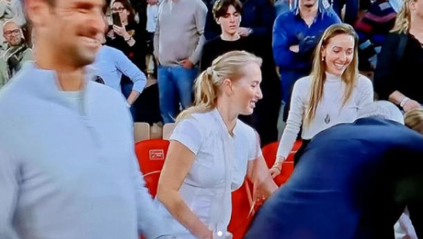 ŽOC POZDRAVIO VATRENOG NAVIJAČA PARTIZANA Trener crno-belih prišao Stefanu Đokoviću, reakcija Noletovog naslednika za pamćenje (VIDEO)