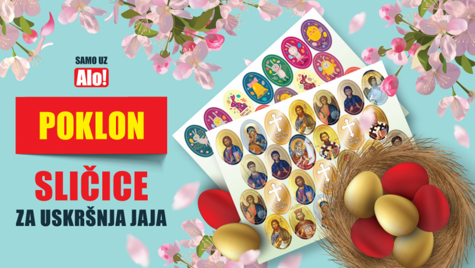 POKLON Alo! vam poklanja sličice za uskršnja jaja