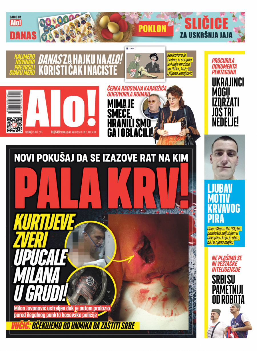 PALA KRV! Kurtijeve zveri ranile Milana u grudi!