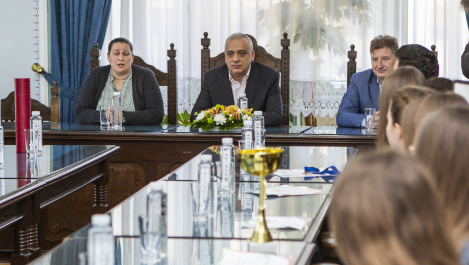 Gradonačelnik Bakić primio takmičare Karate kluba „Spartak-Enpi“, učesnike Šotokan Prvenstva i Kupa Evrope u Italiji