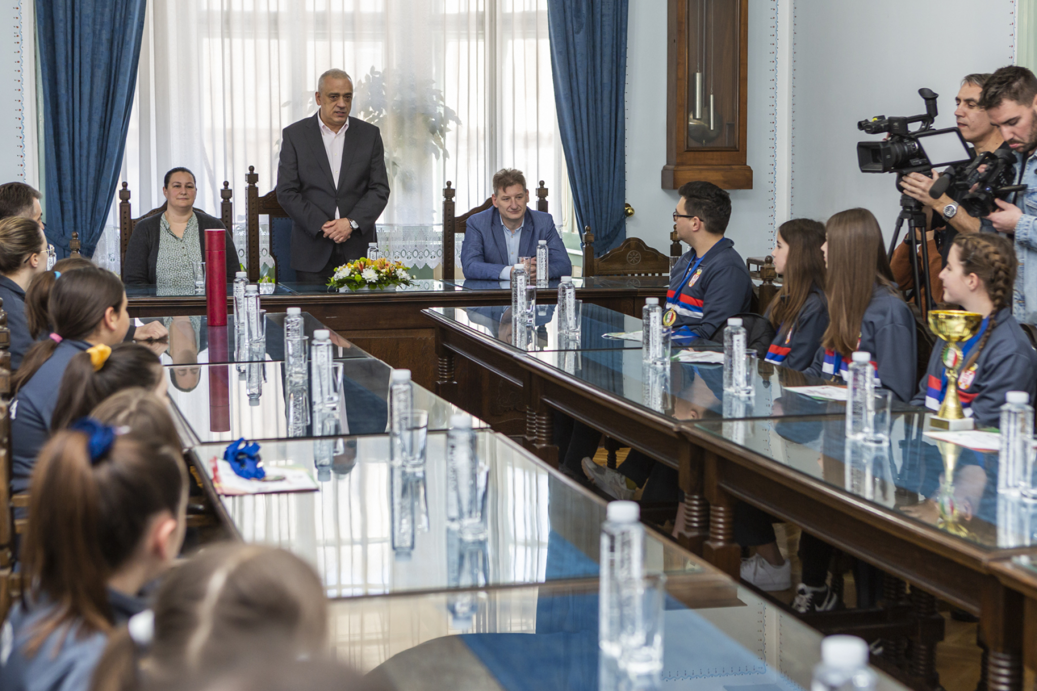 Gradonačelnik Bakić primio takmičare Karate kluba „Spartak-Enpi“, učesnike Šotokan Prvenstva i Kupa Evrope u Italiji