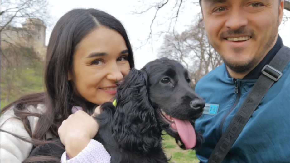 Daniel Kajmakoski sa suprugom