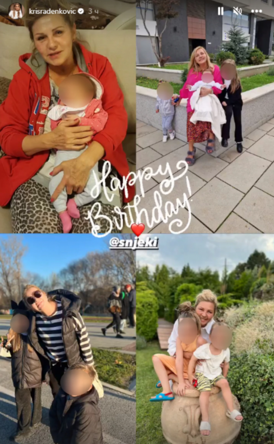 VODITELJKA SLAGALICE DANAS IMA VIŠE RAZLOGA ZA SLAVLJE Ovo je majka Kristine Radenković, a povod za proslavu je veliki (FOTO)