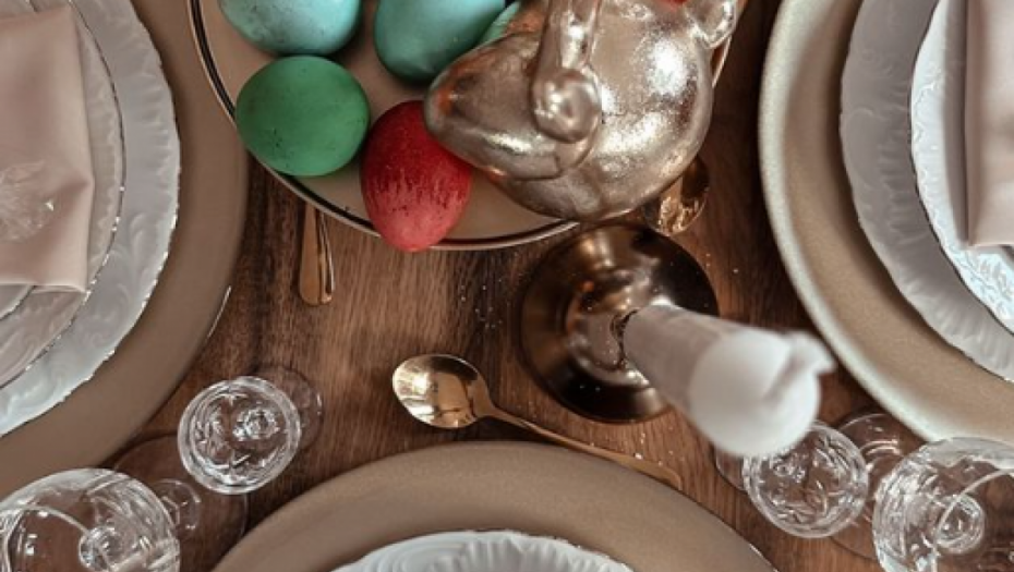 Dekoracija za Uskrs kod Seke Aleksić