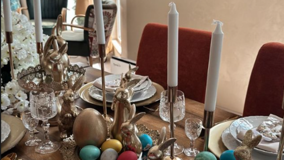 Dekoracija za Uskrs kod Seke Aleksić