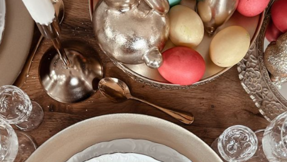 Dekoracija za Uskrs kod Seke Aleksić