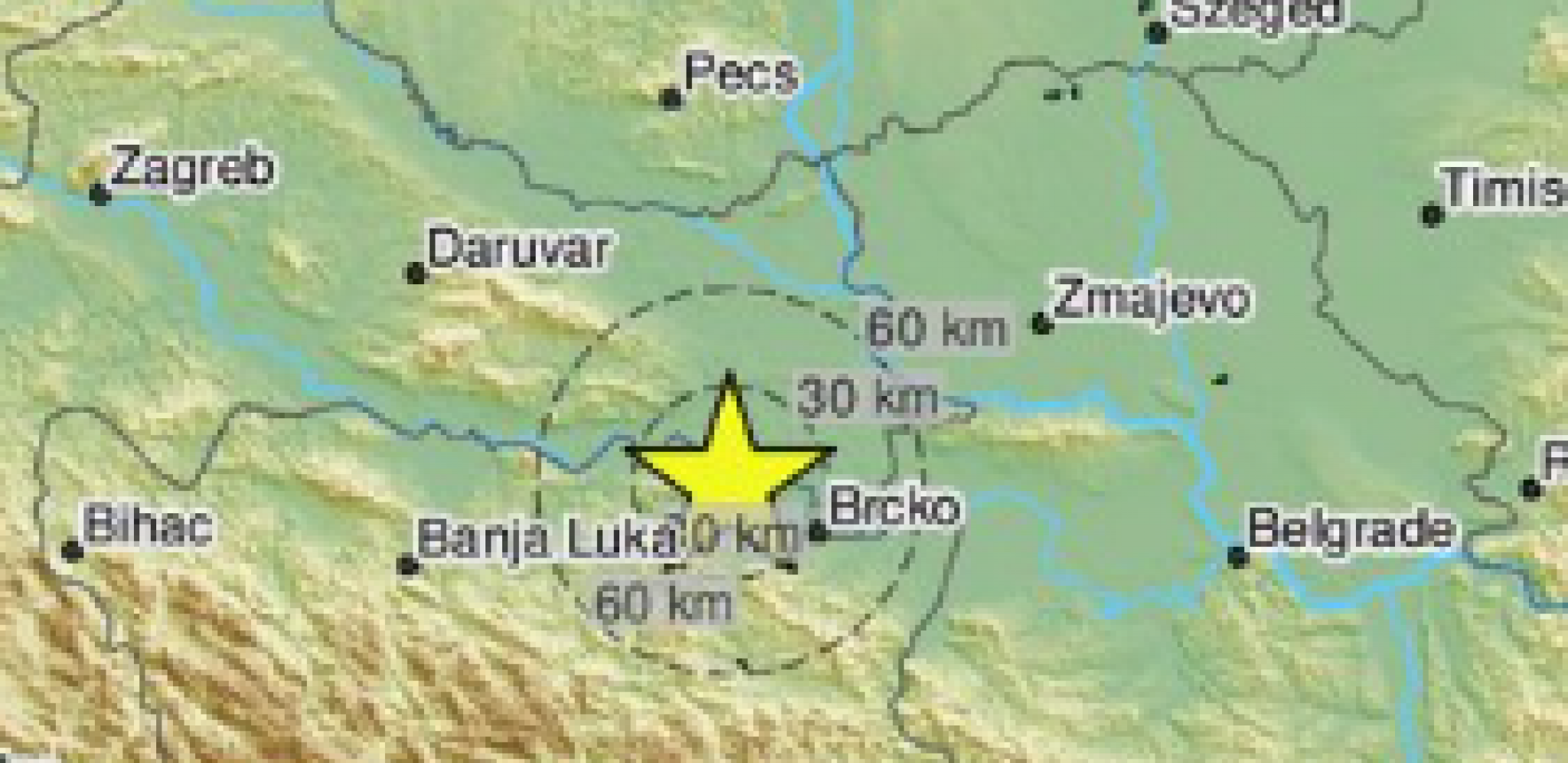 Zemljotres pogodio Bosnu i Hercegovinu!