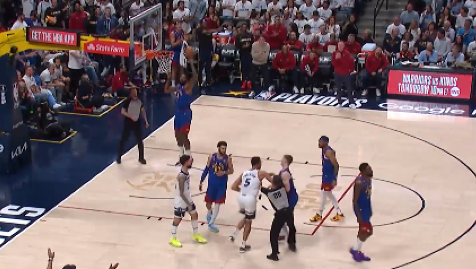 SEVALO JE Jokić izašao da odmori, a na terenu došlo od ozbiljen tuče (VIDEO)