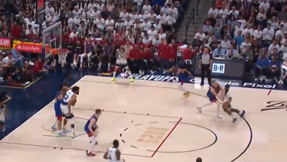 GDE SI POŠAO? Jokić nokautirao zvezdu Minesote, nikome nije jasno zašto je Nikola ovo uradio (VIDEO)