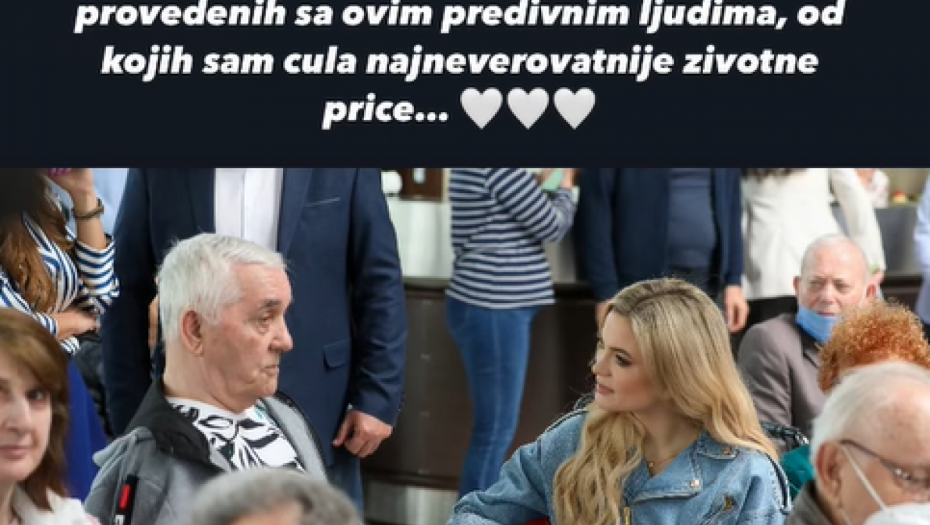 Milica Pavlović obišla dom za stare