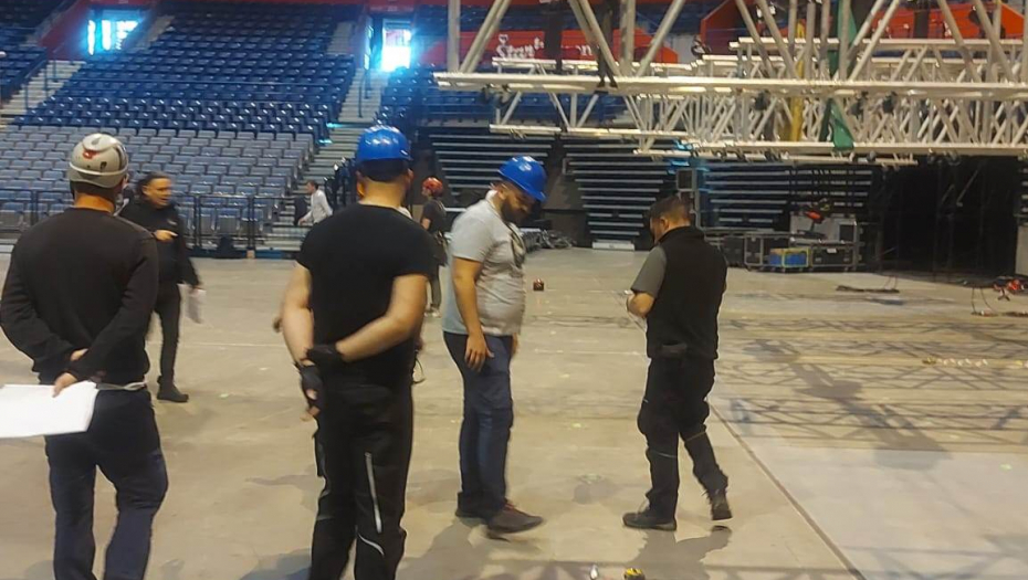 Završne pripreme pred koncert 