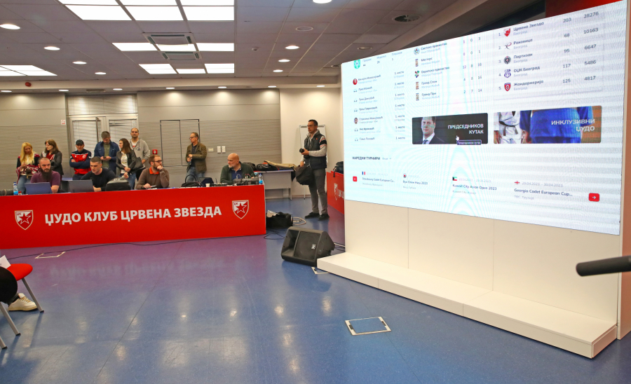 PRED CRVENOM ZVEZDOM JE BLISTAVA BUDUĆNOST Džudo klub predstavio novi sajt i dodelio učeničke diplome