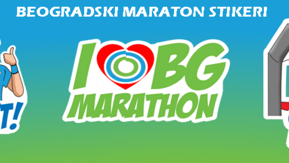 SJAJNO Beogradski maraton predstavio svoj prvi besplati paket VAJBER STIKERA