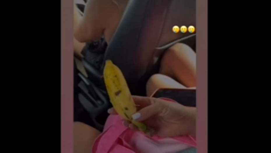 Teodora Džehverović poigrala se sa bananom