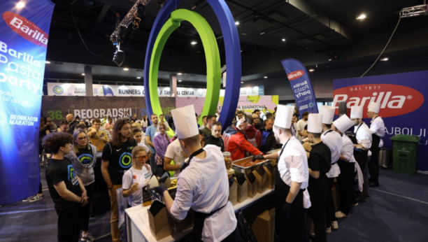 PREGRŠT DOGAĐAJA U SUSRET 36. BEOGRADSKOM MARATONU Održani Sportski forum sa organizatorima trka i „Pasta party“ na trkačkom sajmu
