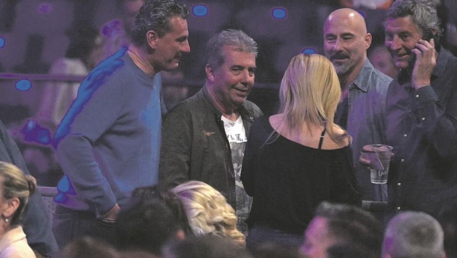 Poznati na koncertu Erosa Ramacotija