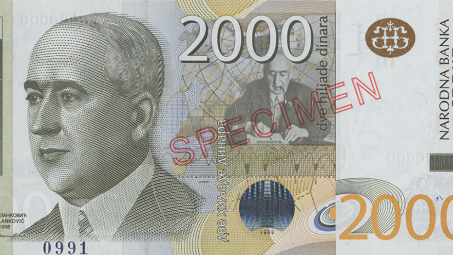 LAŽNE NOVČANICE U APOENIMA OD 2.000 DINARA Falsifikovao 66. 000 dinara