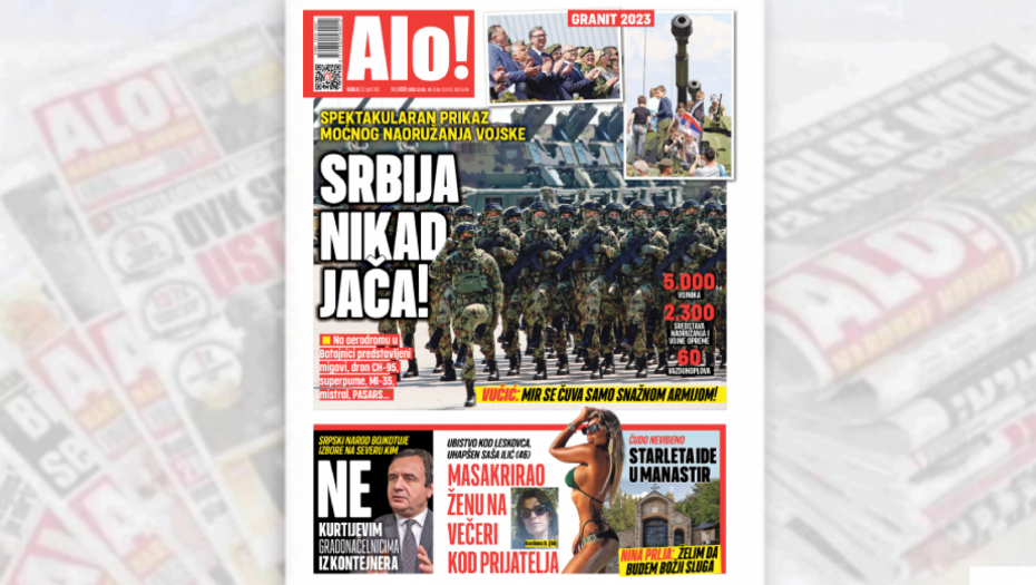 SRBIJA NIKAD JAČA! Spektakularan prikaz moćnog naoružanja vojske GRANIT 2023